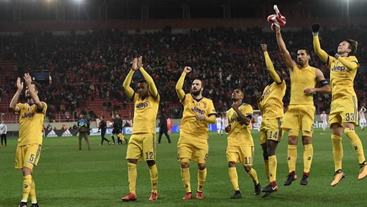 Olympiacos FC vs Juventus Copyright: Indosport.com