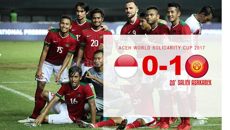 Hasil pertandingan Timnas Indonesia vs Kirgizstan. Copyright: INDOSPORT