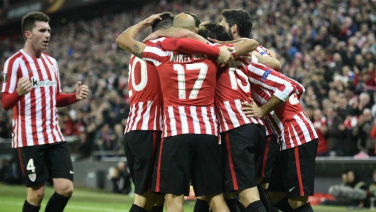 Selebrasi pemain Athletic Bilbao Copyright: Internet