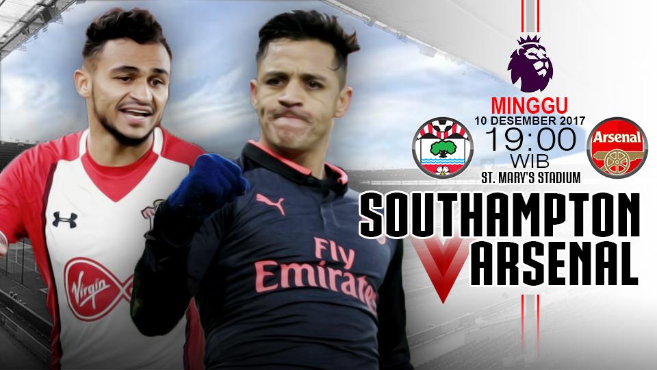 Prediksi Southampton vs Arsenal.