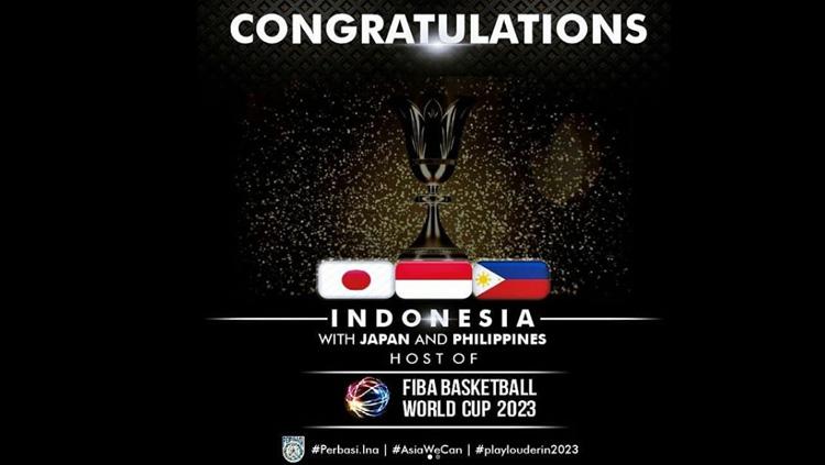 Indonesia, Filipina, dan Jepang menjadi tuang rumah Federasi Bola Basket Internasional (FIBA). Copyright: Instagram