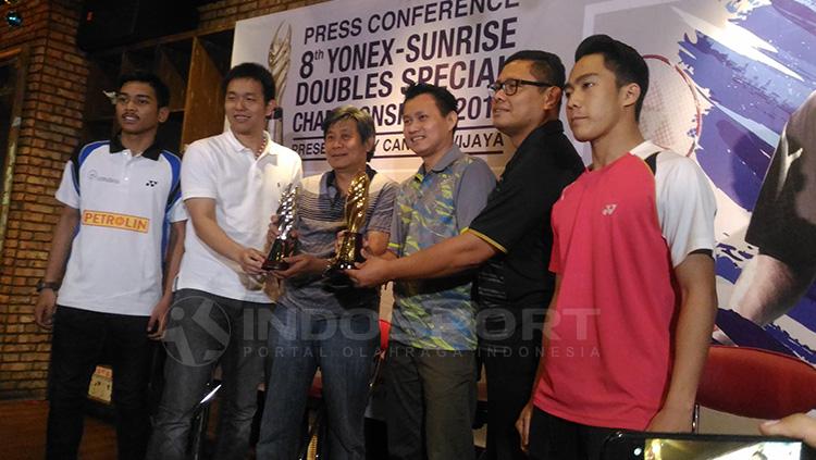 Komferensi pers Yonex-Sunrise. Copyright: Zainal Hasan/INDOSPORT