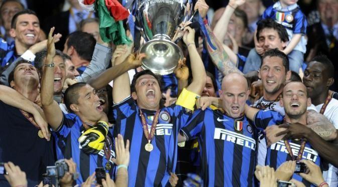 Inter MIlan ketika meraih Treble Winner 2010 Copyright: Vidio.com
