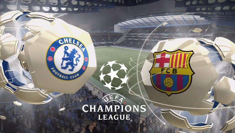 Chelsea vs Barcelona Copyright: Indosport.com