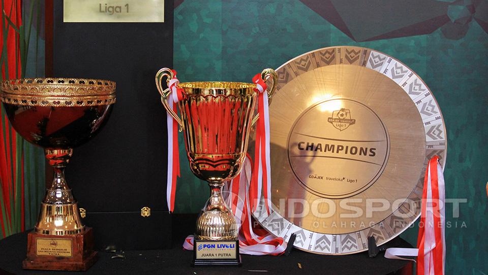 Arak-arakan Bhayangkara FC Copyright: Wildan Hamdani/Indosport.com