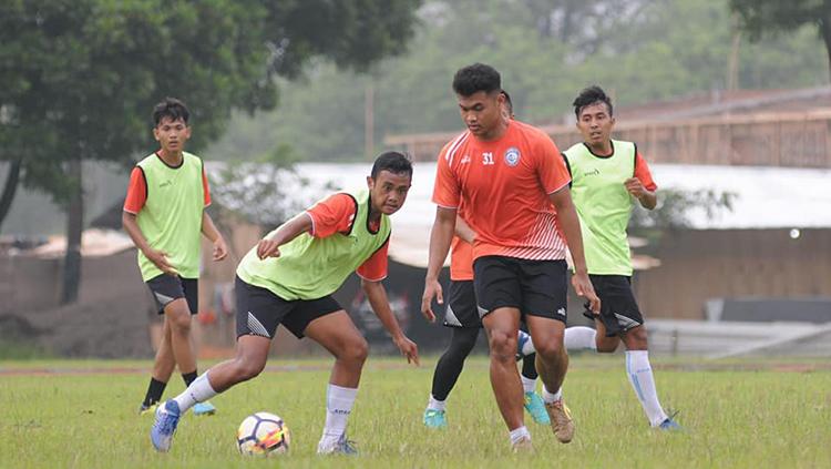 Sesi Latihan Arema FC Copyright: Facebook Arema FC