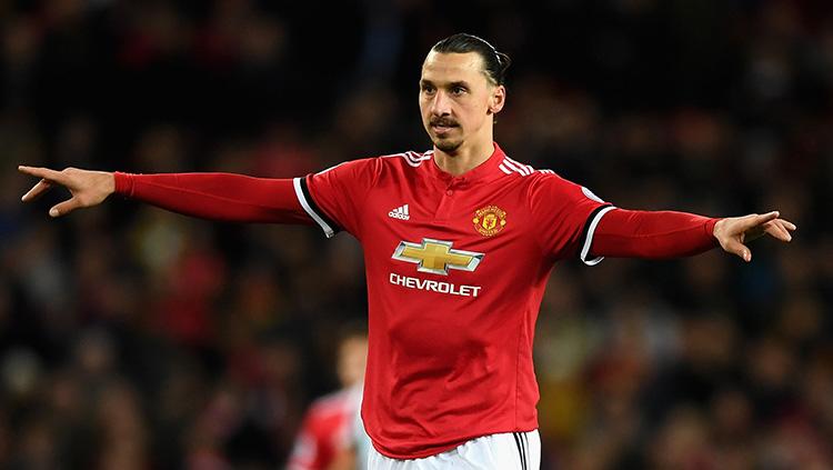 Zlatan Ibrahimovic (Manchester United) Copyright: Indosport.com