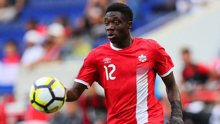 Bintang muda Timnas Kanada, Alphonso Davies.