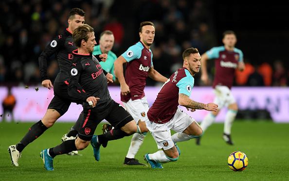 West Ham vs Arsenal. Copyright: INDOSPORT