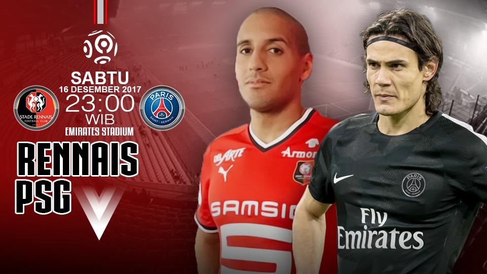 Prediksi Stade Rennais vs Paris Saint-Germain.