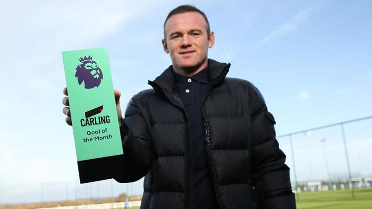 Wayne Rooney raih gol terbaik Liga Primer Inggris bulan November.