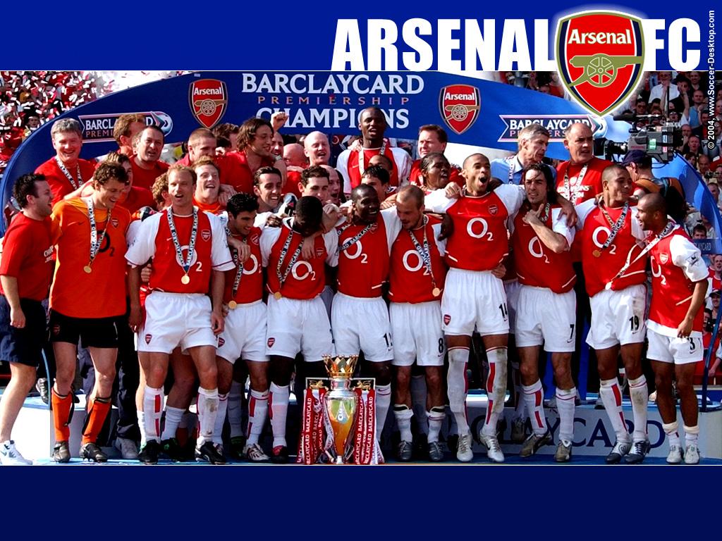 Arsenal juara Liga Inggris 2003/04 Copyright: Gooner Blogger