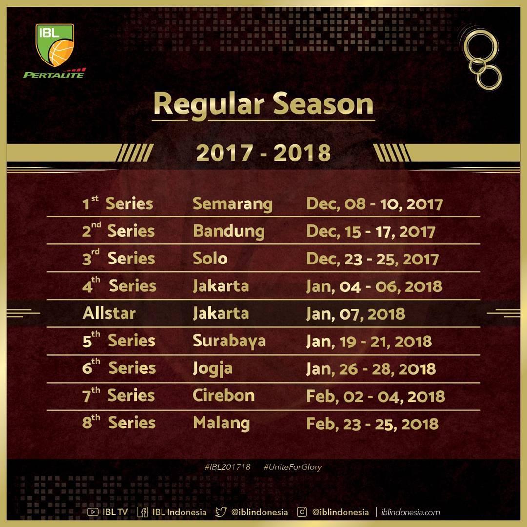 Jadwal IBL 2017/18. Copyright: IBL