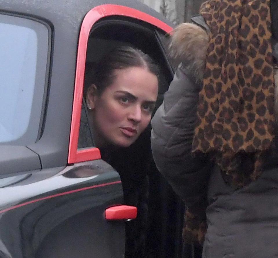 Julia Vandenweghe di dalam mobil Lukaku Copyright: Internet