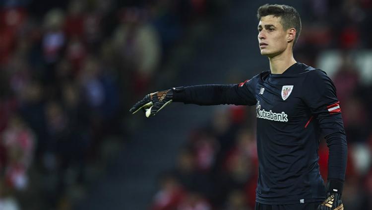 Kepa Arrizabalaga, saat Athletic Bilbao vs Real Madrid