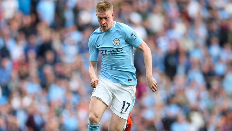 Pemain Manchester City, Kevin De Bruyne.