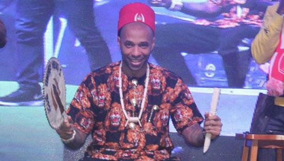 Thierry Henry dinobatkan sebagai Raja Sepakbola di Nigeria Copyright: standardmedia.co.ke