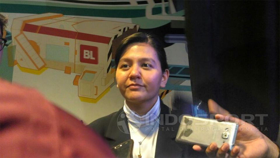 Ratu Tisha Sekjen PSSI Copyright: Petrus Manus DaYerimon/Indosport.com