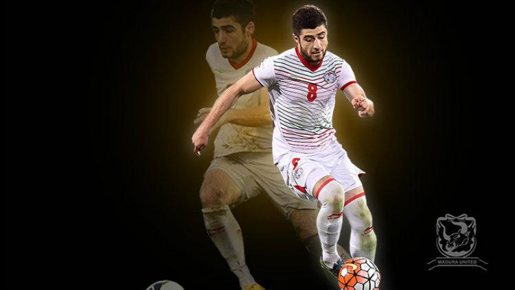 Nuriddin Davronov, pemain anyar Madura United.