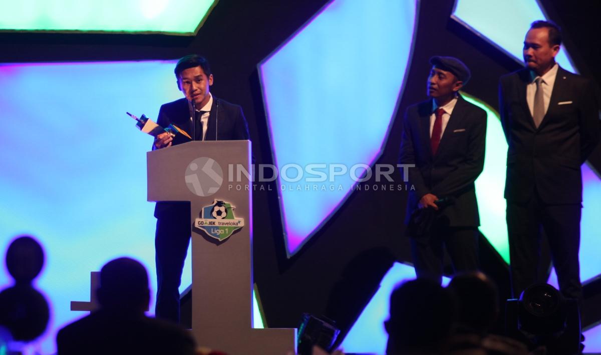 Septian David Maulana, penghargaan gol terbaik Liga 1 Copyright: Herry Ibrahim/INDOSPORT