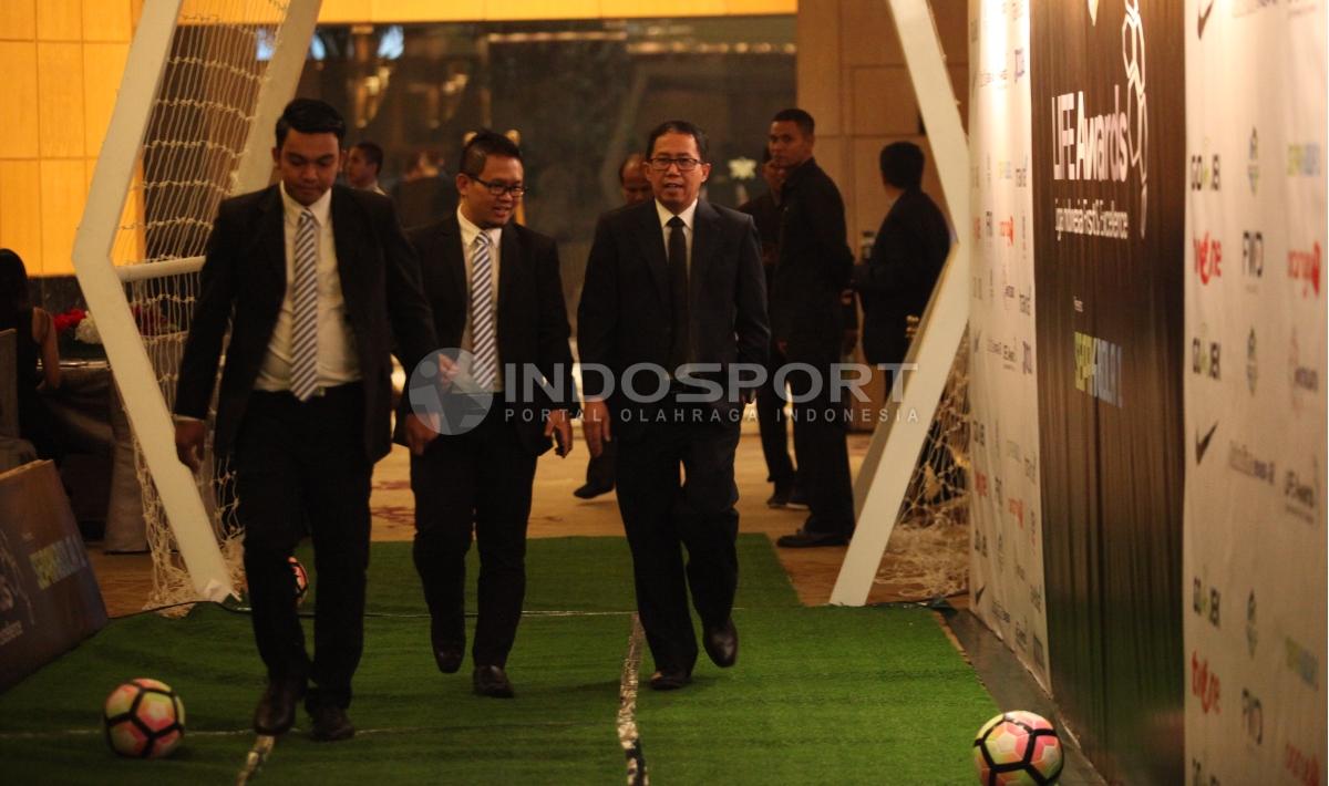 Joko Driyono, Waketum PSSI di acara Awarding Night Liga 1 2017 Copyright: Herry Ibrahim/INDOSPORT