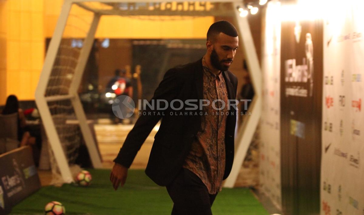 Sylvano Comvalius menghadiri acara Awarding Night Liga 1 2017