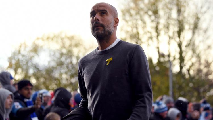 Pep Guardiola, terus melakukan kampanye bela Catalan Copyright: INDOSPORT