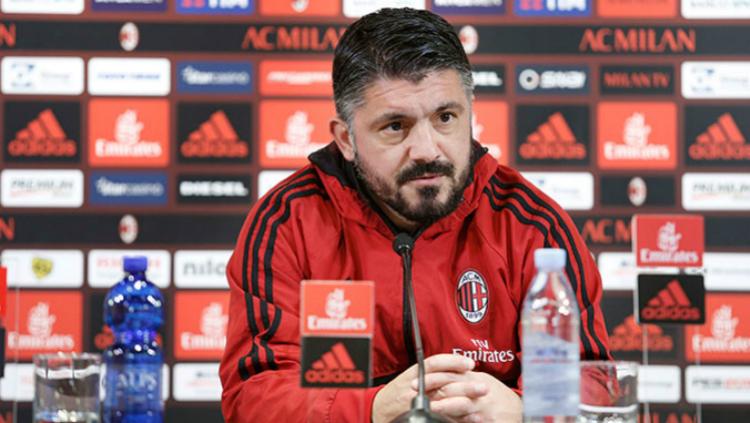 Pelatih AC Milan, Gennaro Gattuso Copyright: Internet