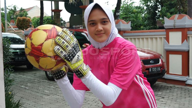 Syifa Khaerunisa, penjaga gawang Sikiwangi FC.