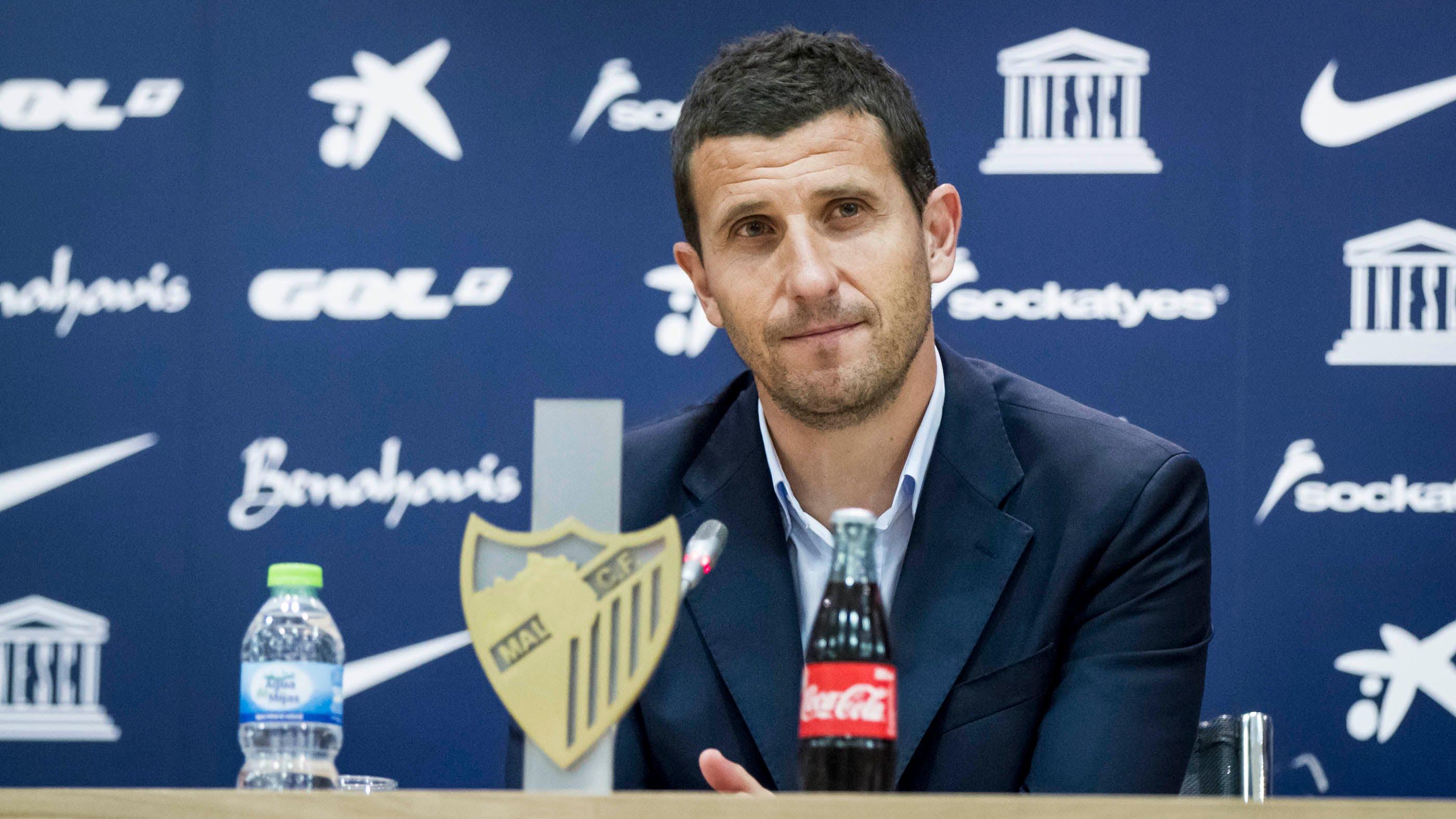 Mantan pelatih Malaga, Javi Gracia. Copyright: Internet