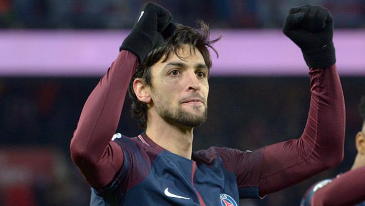 Javier Pastore, saat masih membela Paris Saint-Germain.