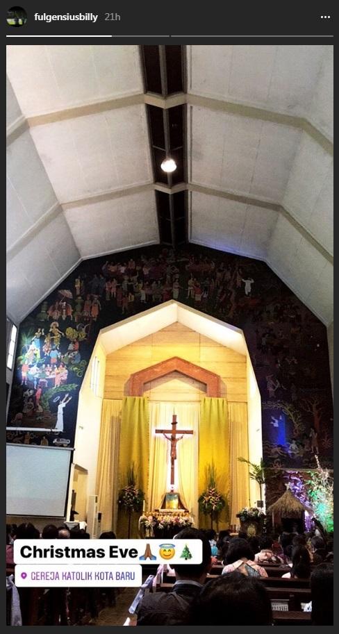 Perayaan Natal Billy Keraf Copyright: instagram