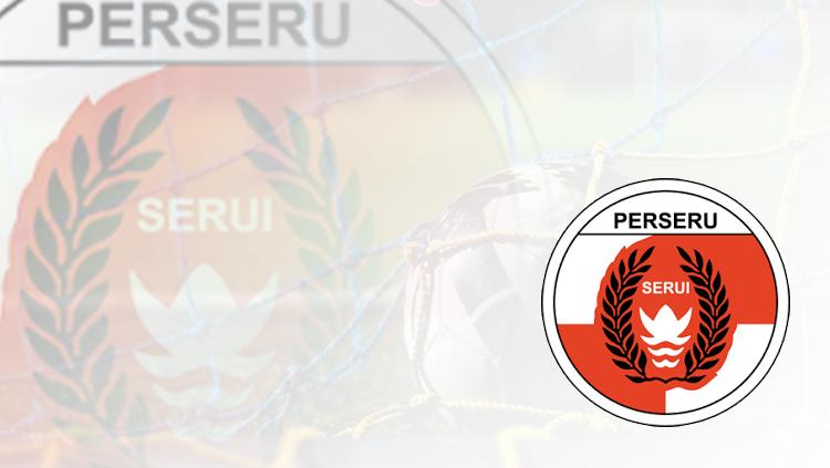 Logo Perseru Serui. - INDOSPORT