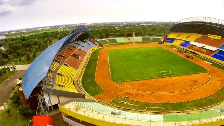 Stadion Gelora Sriwijaya. Copyright: Team Aksara | Jasa Photo dan Video Aerial