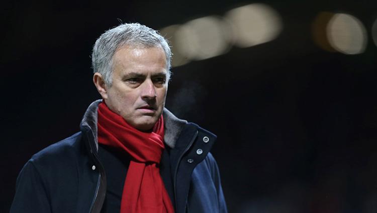 Jose Mourinho usai laga melawan Burnley. Copyright: Man United