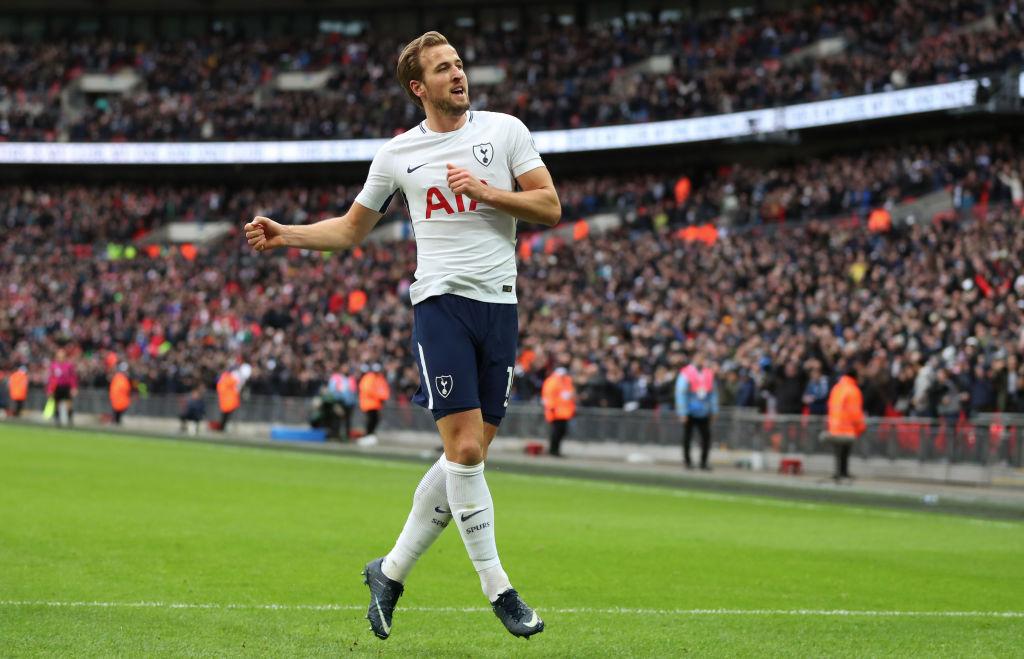 Harry Kane memecahkan rekor gol Liga Primer Inggris dalam satu tahun kalender. Copyright: Getty Images