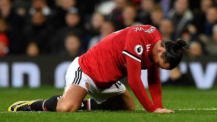 Zlatan Ibrahimovic, penyerang Man United.
