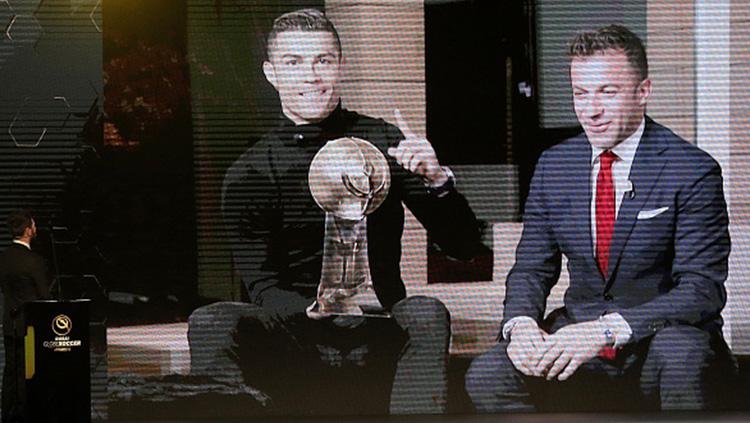 Cristiano Ronaldo di acara Globe Soccer Awards (28/12/17). Copyright: Indosport.com