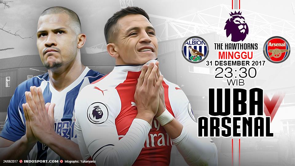 Prediksi West Bromwich Albion vs Arsenal - INDOSPORT