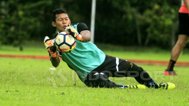 Joko Ribowo, saat latihan bersama Arema