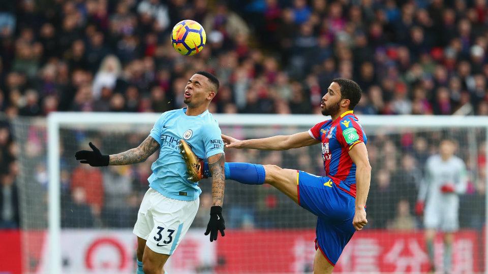 Crystal Palace vs Man City. Copyright: Getty Images