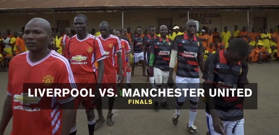 Kompetisi sepakbola yang berlangsung di penjara Uganda. Copyright: vice.com