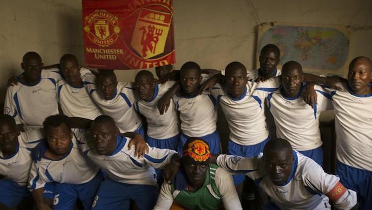 Tim sepakbola yang berasal dari penjara di Uganda.