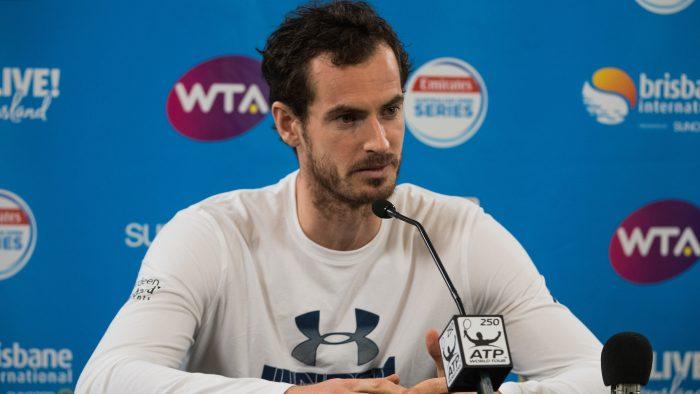 Andy Murray mundur dari Brisbane Open 2018. Copyright: Brisbane International.