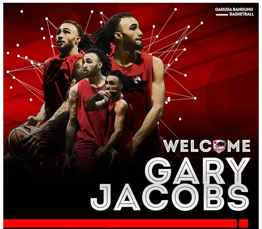 Gary Jacobs, pemain asing baru Garuda Bandung. Copyright: instagram Garuda Bandung.