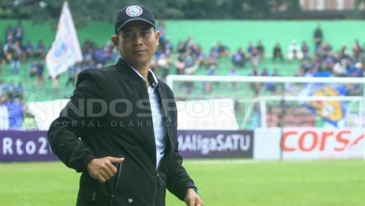 Joko Susilo, pelatih Arema FC Copyright: Ian Setiawan/INDOSPORT