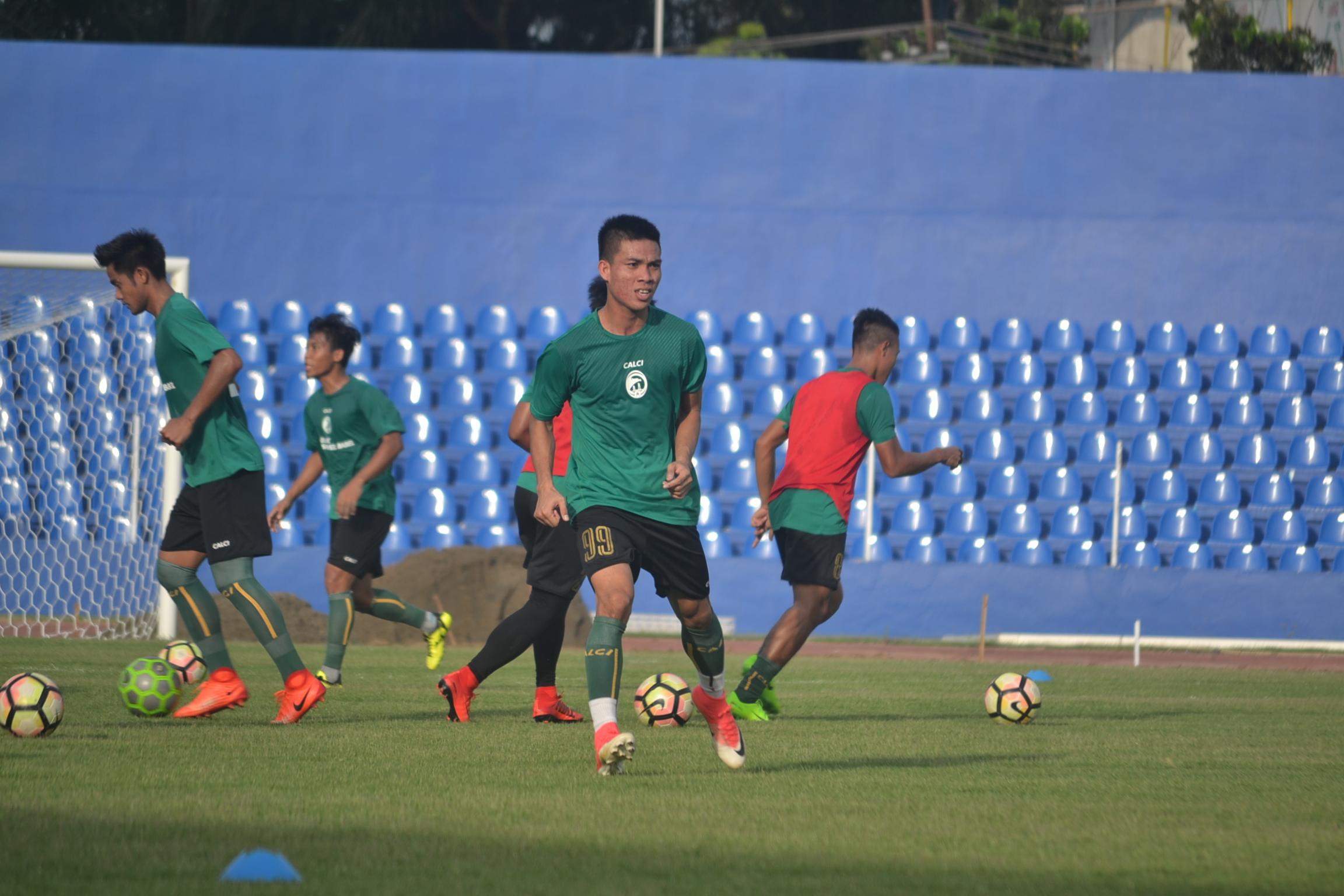 Salah satu sesi latihan Sriwijaya FC Copyright: INDOPSORT