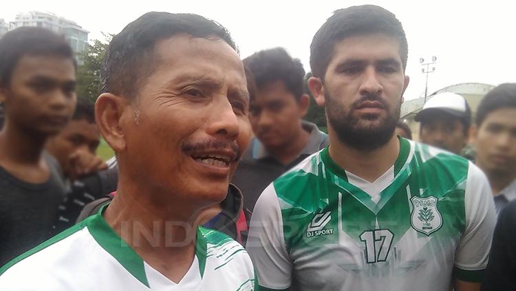 Pelatih PSMS Medan, Djajang Nurdjaman.