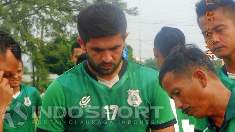 Sesi latihan PSMS Medan. Copyright: Kesuma Ramadhan/INDOSPORT