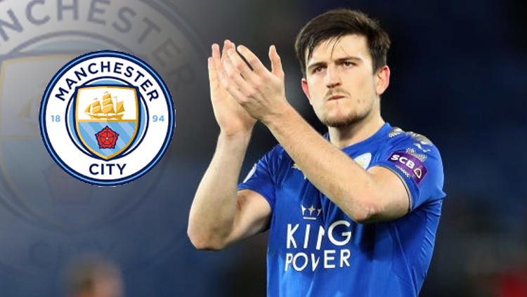 Bek Leicester City, Harry Maguire. Copyright: INDOSPORT